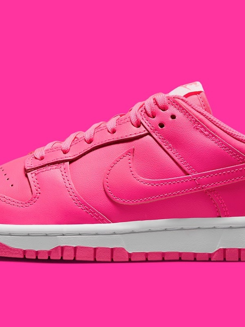 Women’s Nike Dunk Low - Hyper Pink - White